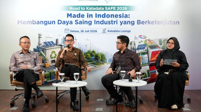 Managing Director Industrialization BPI Danantara Ardy Muawin berbicara dalam forum Katadata Policy Dialogue di Jakarta.