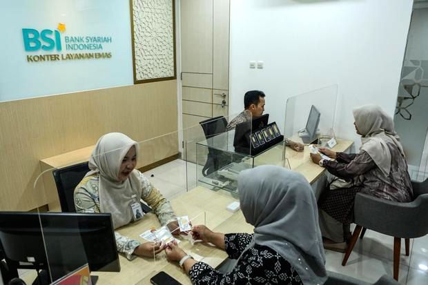 Gedung kantor pusat Bank Syariah Indonesia (BSI) di Jakarta