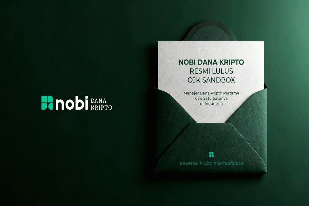 Logo PT Dana Kripto Indonesia atau NOBI sebagai manajer investasi aset kripto pertama yang lulus Regulatory Sandbox OJK.