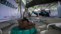 c563c3faeec1ead66f04dbe61180de8f.jpg Direktur Utama PTPN IV PalmCo Jatmiko Krisnasantoso saat berbicara dalam Pekan Riset Sawit Indonesia.