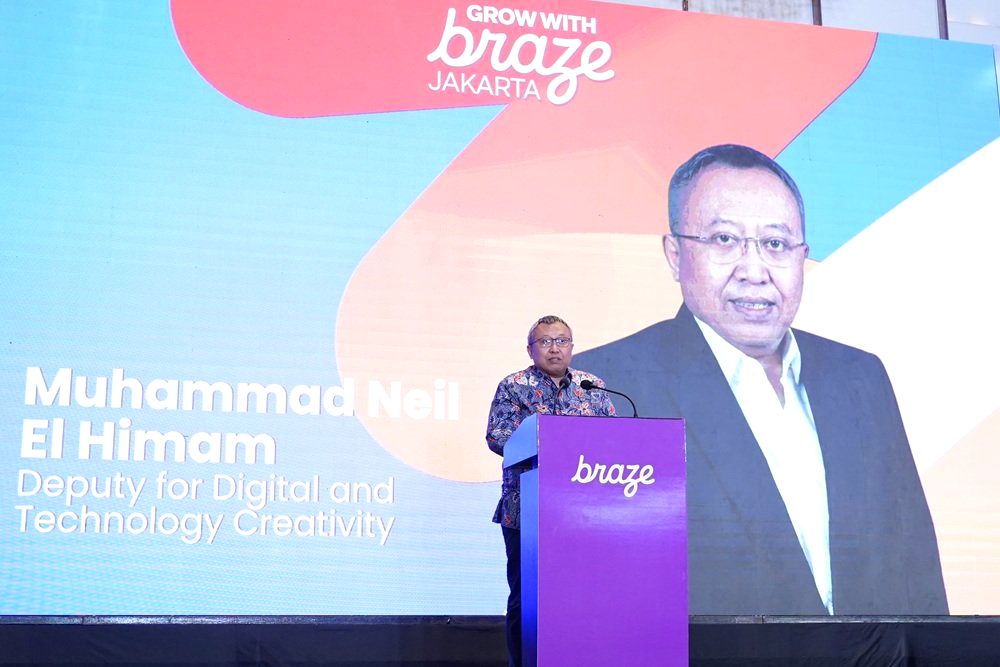 Perwakilan Telkomsel dan Pertamina Patra Niaga dalam acara Grow with Braze Jakarta 2026