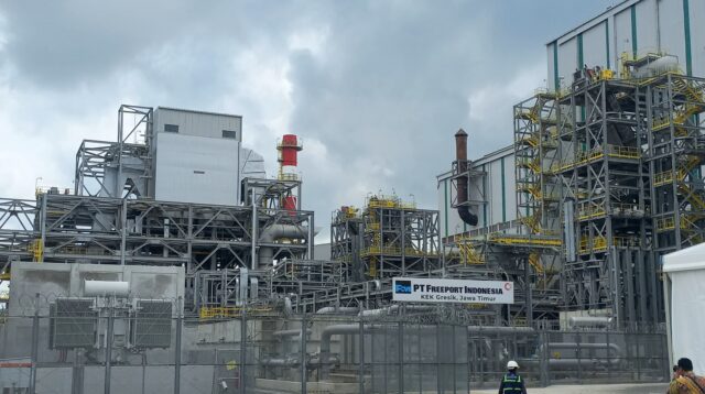 Aktivitas penambangan di lokasi operasional PT Freeport Indonesia di Grasberg, Papua Tengah.