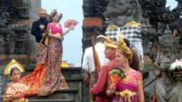 Grafik pertumbuhan ekonomi wilayah Bali dan Nusa Tenggara yang mencapai 6,10 persen