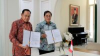 Penandatanganan nota kesepahaman antara PT Jalin Pembayaran Nusantara dan Yayasan Bina Astacita Center di Jakarta.