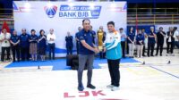 Perwakilan bank bjb dalam seremoni pembukaan Liga Jasa Keuangan 2026 di Jakarta