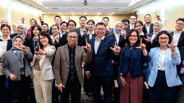 Suasana peresmian Officer Development Program IT Batch I Bank Jakarta bersama BINUS University