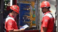 Gedung kantor PT Telkom Akses di Jakarta dengan logo perusahaan
