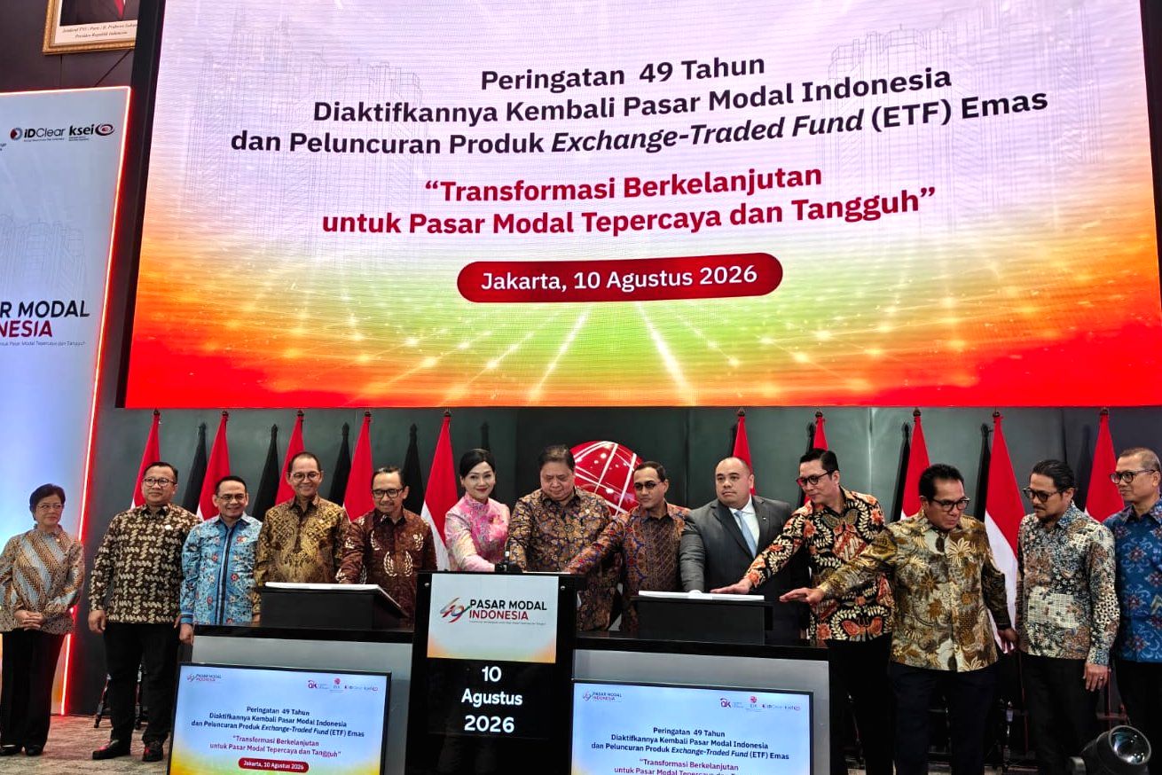 Pemerintah kaji bebas pajak ETF emas, begini kata Airlangga, OJK, dan BEI