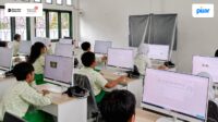 dbea9fd856c42a074ff4e01307dd3338.jpg Layar perangkat menampilkan antarmuka platform pendidikan digital PIJAR milik Telkom Indonesia